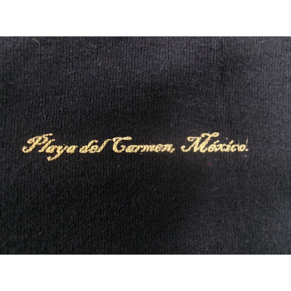 Mare Blue Tank Top Women Medium Black Sugar Skull Mexican Day Of The Dead Art - Picture 3 of 8